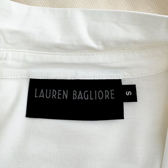 Lauren Bagliore Oversize White Shirt, size Small - Picture 3 of 10